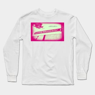 Santa Monica Boulevard, Santa Monica, California by Mistah Wilson Long Sleeve T-Shirt